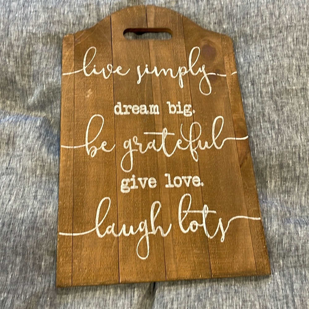 Love Simply hanging sign